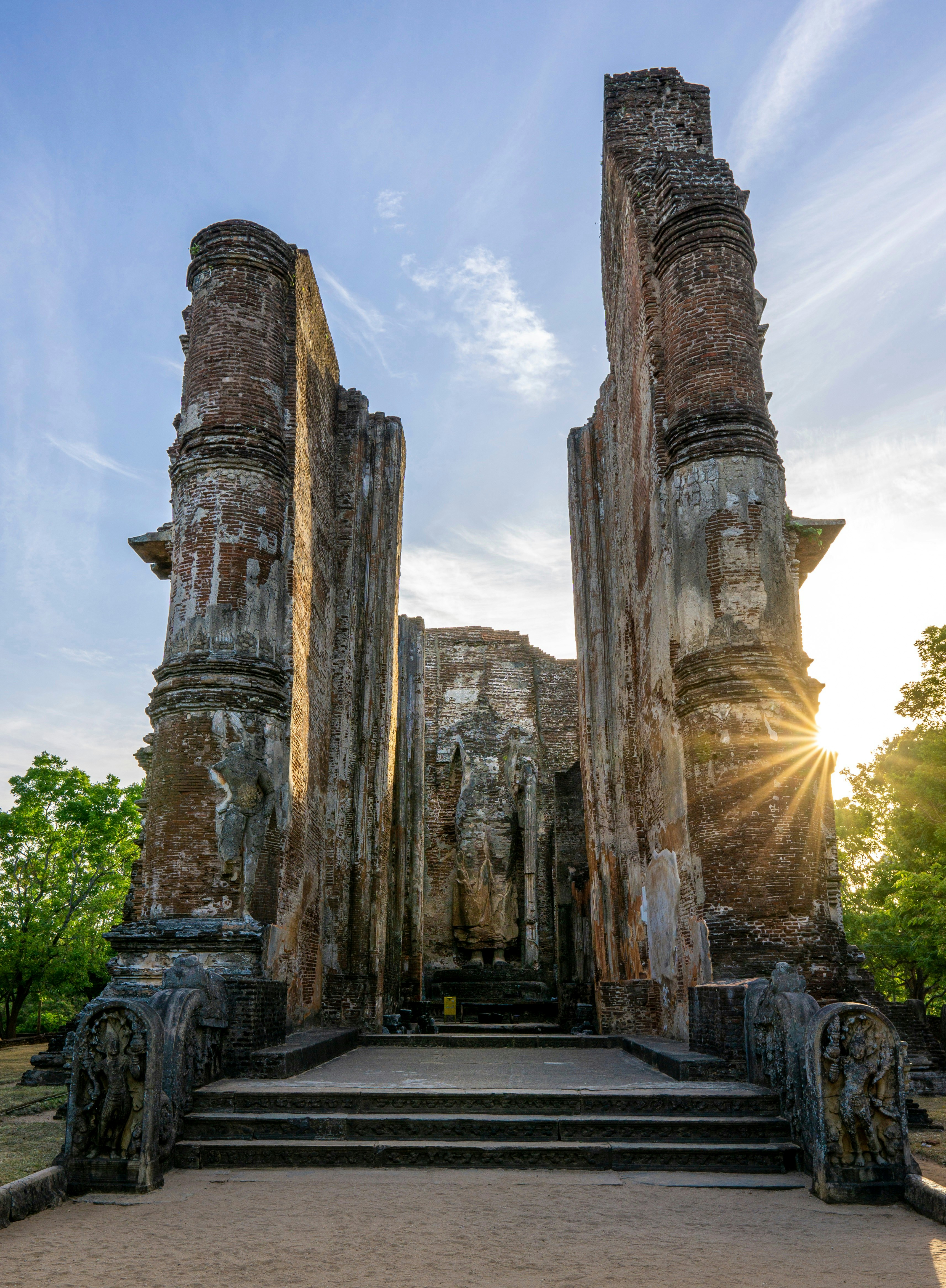 Antike Ruinen von Polonnaruwa: Historischer Tempel in Sri Lanka